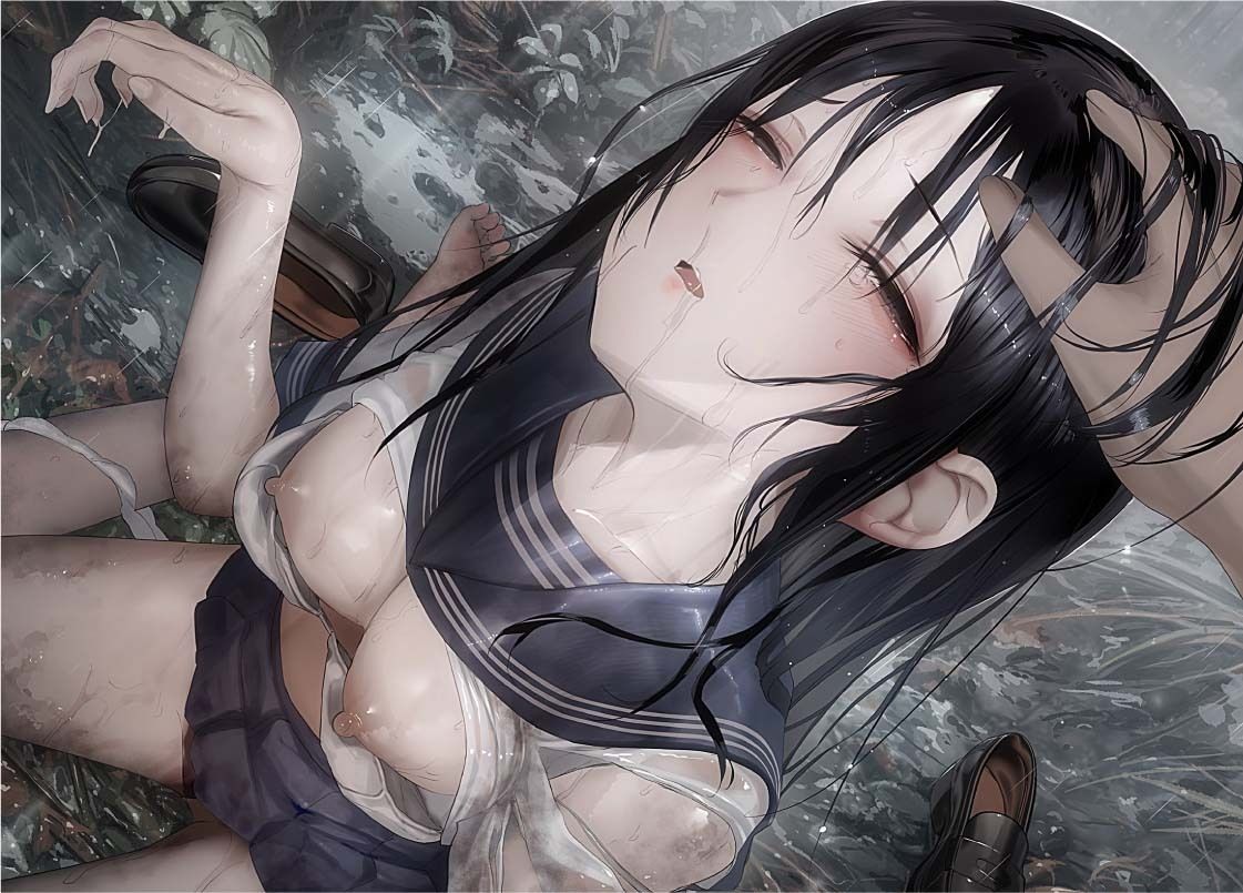 雨濡れJKレ〇プ2【フォーリーサウンド】 - サンプル画像 1