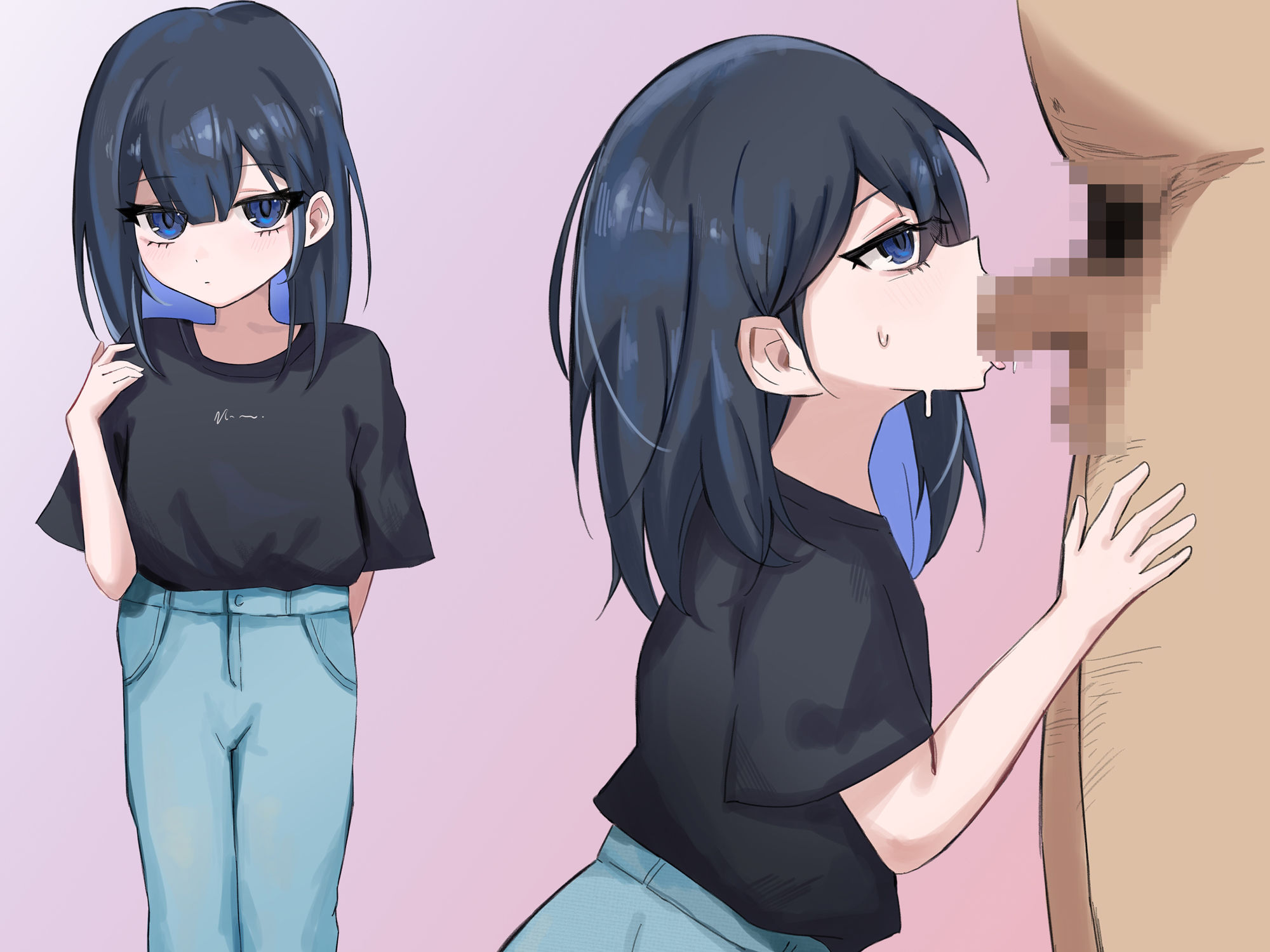 町内会の性処理係 お試しフェラ - サンプル画像 1