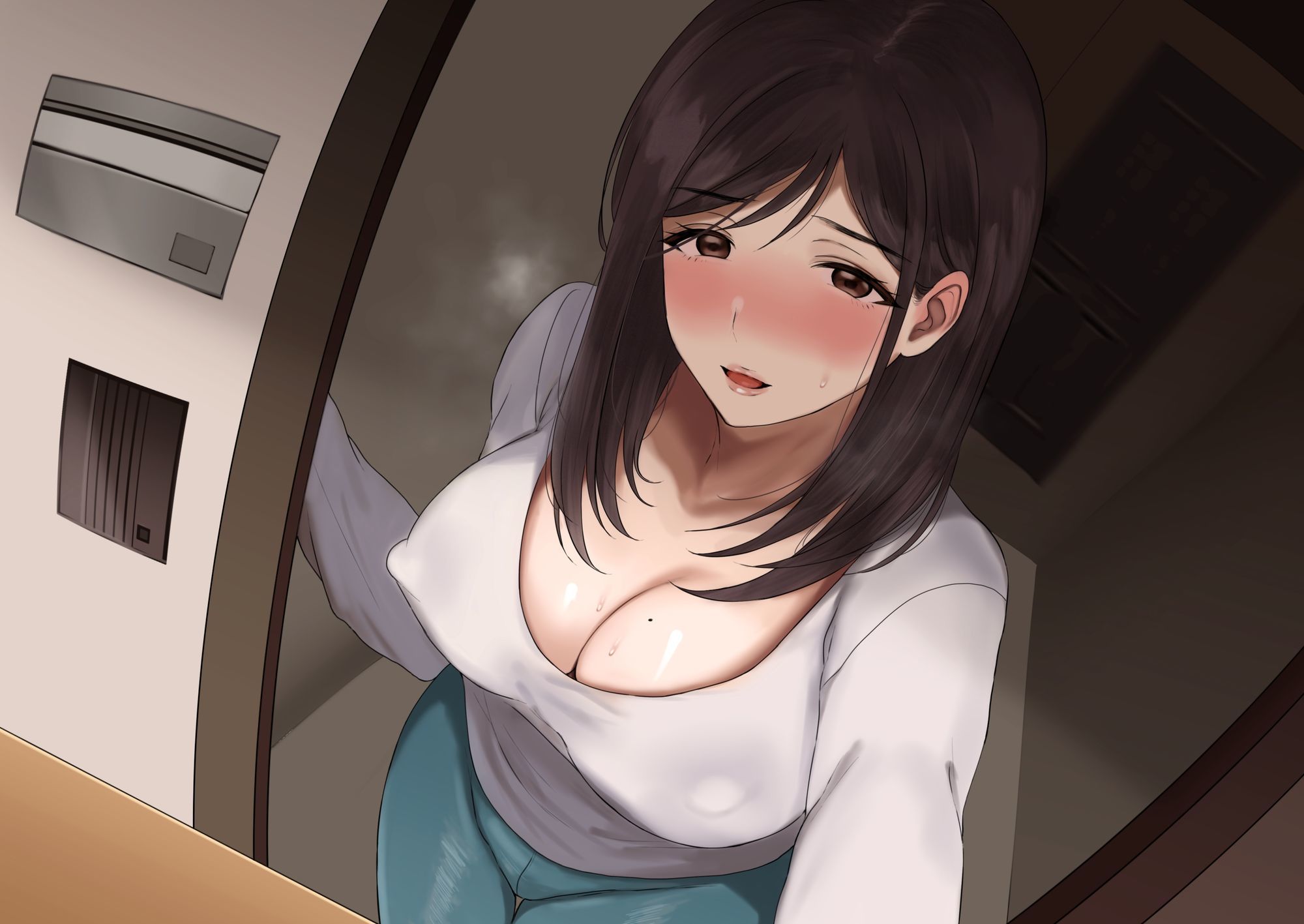 【トラック1と2まるごと公開！】淫乱人妻さん、宅配便ですよ【不倫SEX♪】 - サンプル画像 2