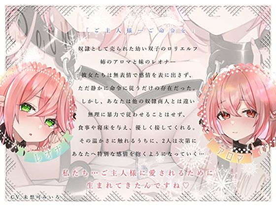 「ご主人様の子供…産みたいです…♪」 無表情な奴●ロリエルフ双子が恩返しの甘え尽くし孕ませご奉仕ハーレム - サンプル画像 3