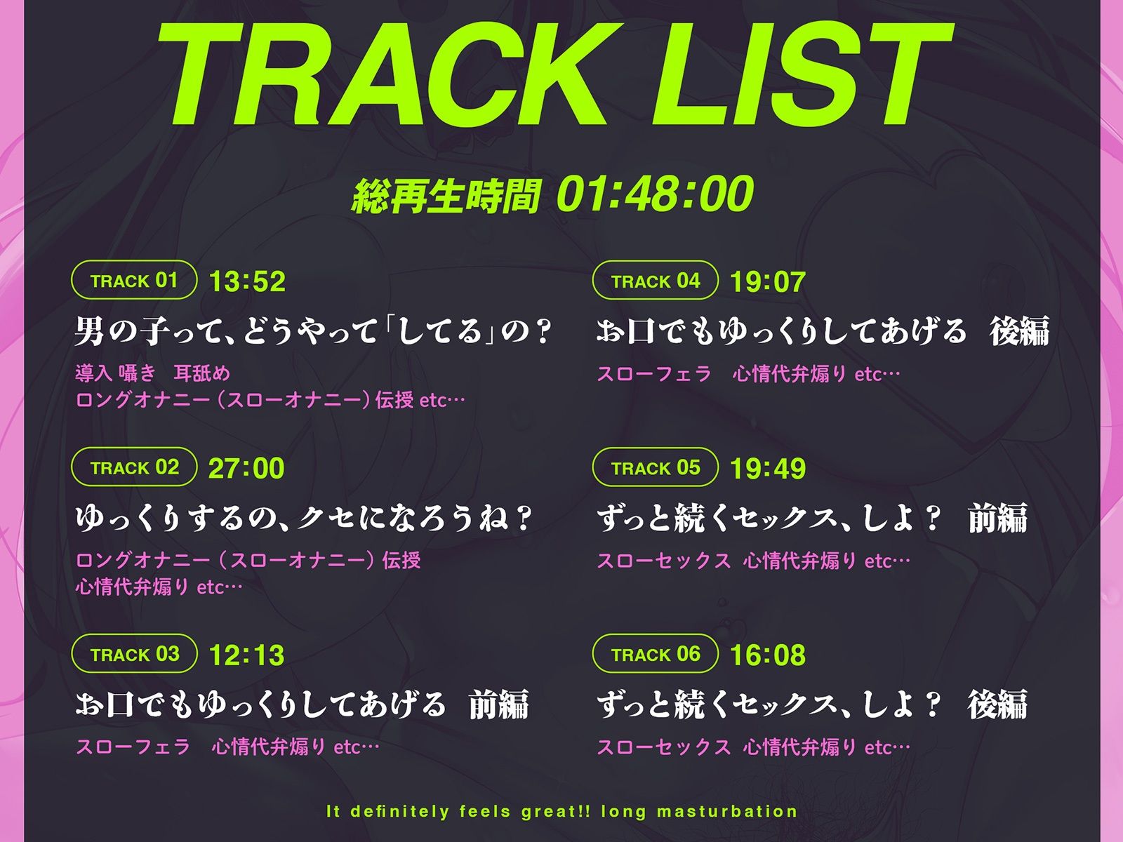 【誰でも没頭できる】絶対に気持ちイイ！！ロングオナニー【ねっとり多幸感】 - サンプル画像 5