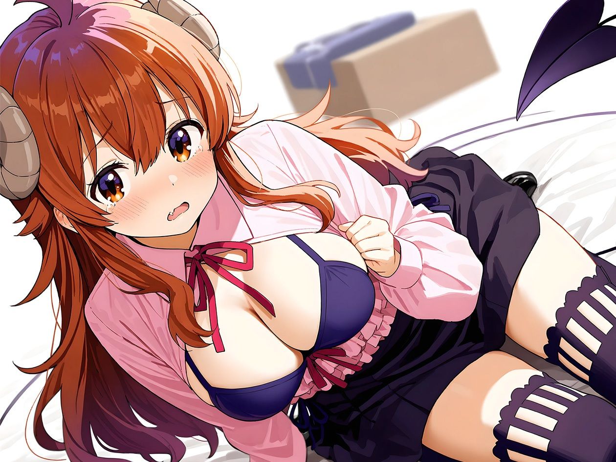 見習いサキュバスが困ってるっぽいので搾精してもらった【KU100】 - サンプル画像 2
