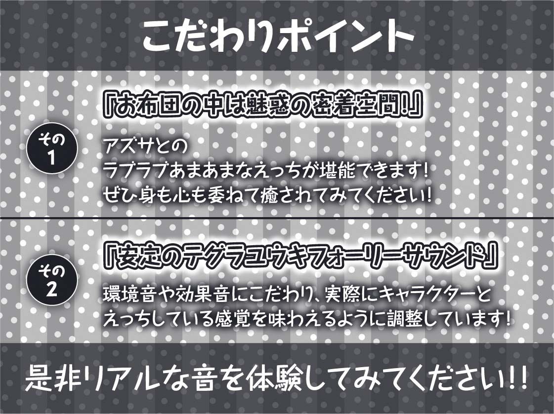 密着お布団生ハメメイド2〜布団を被りながら耳元囁き〜【フォーリーサウンド】 - サンプル画像 7