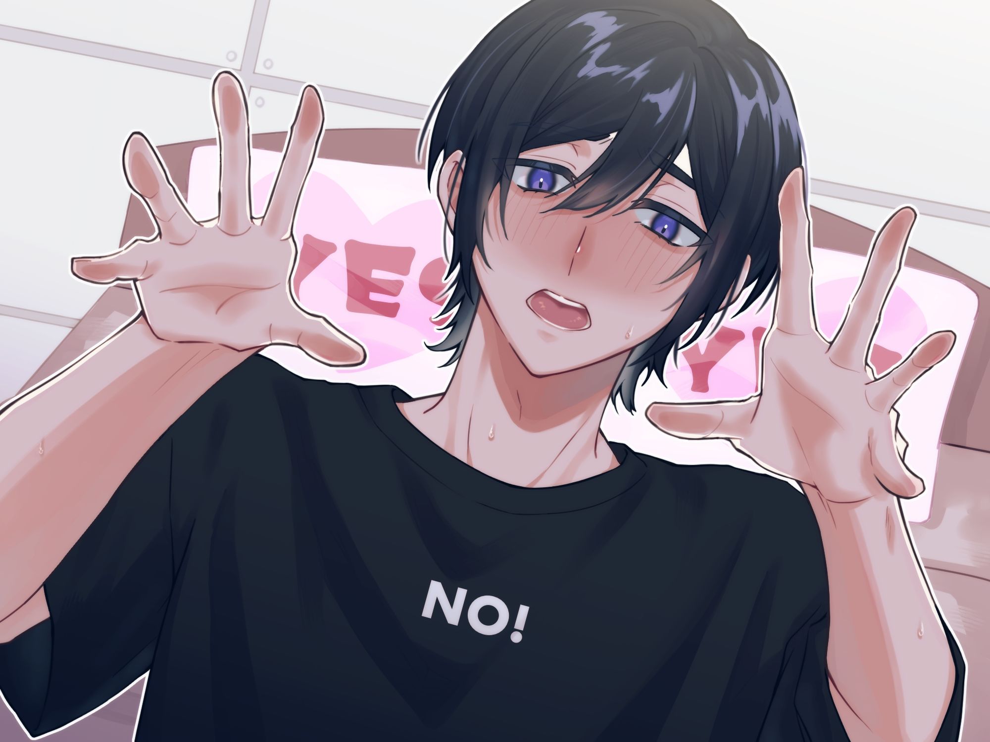 拗らせユニコーン男子のアイデンティティ〜突如セ出部屋に閉じ込められたけど、君の処女は俺が守る！〜 - サンプル画像 1