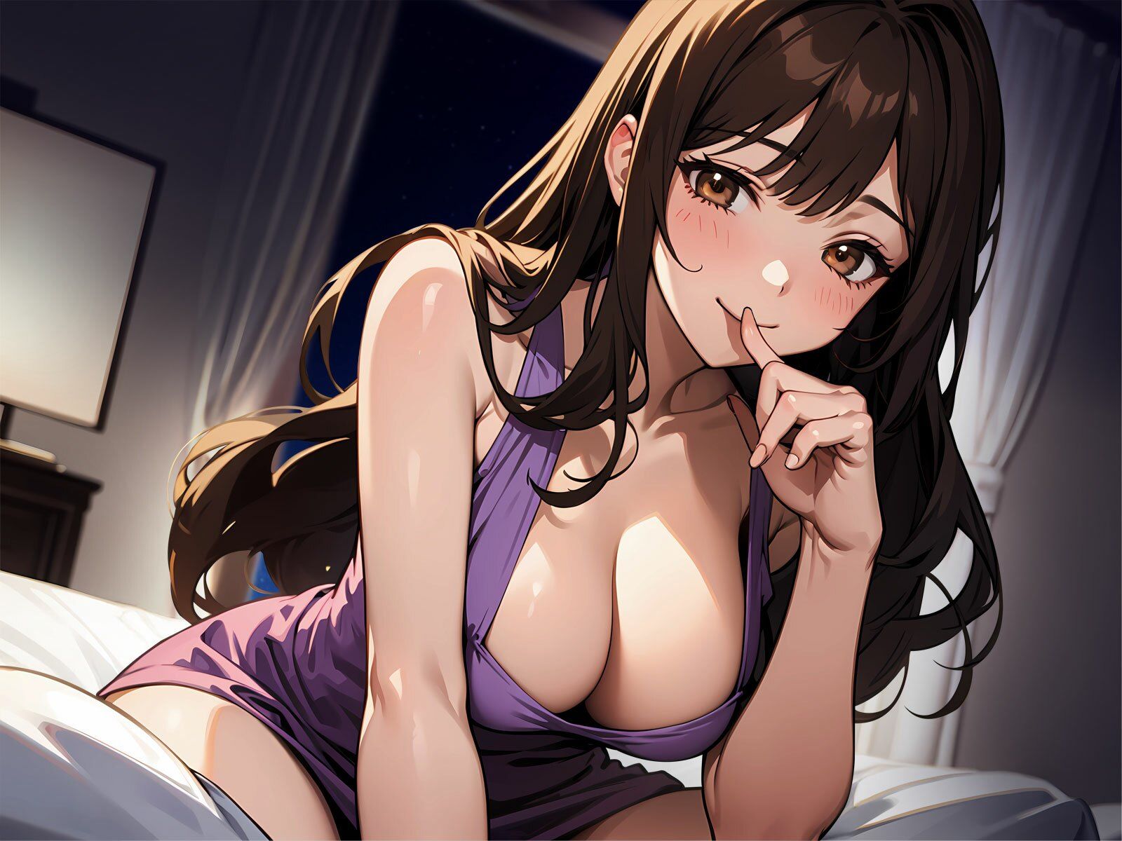 【逆NTR】清楚で巨乳な兄嫁と毎晩秘密の溺愛えっち〜バレたらイケない密着濃厚喘ぎ〜 - サンプル画像 4