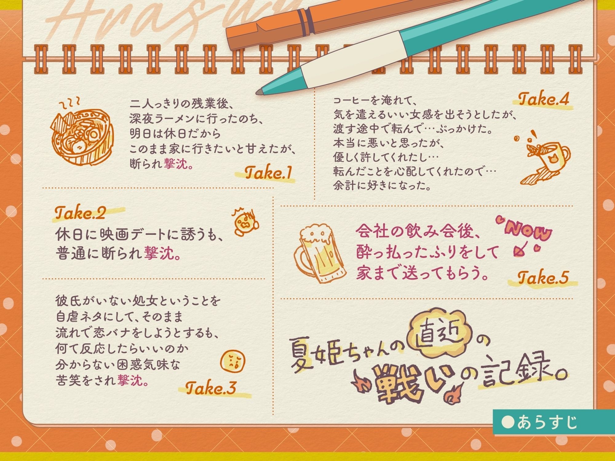 《ラブコメ、あまあま要素強め》『酔った会社の同期が、やたらと雨宿りを誘ってくる。→そのまま喰われました。→危険日でした。→妊娠されました。→あっ、終わったわ。』 - サンプル画像 1