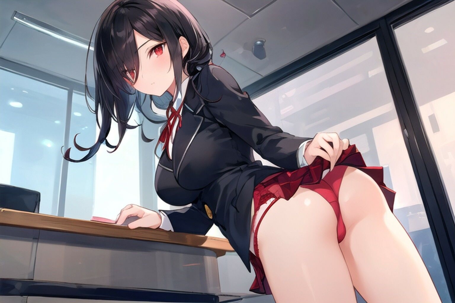 クールな先輩とエッチな会議 - サンプル画像 2