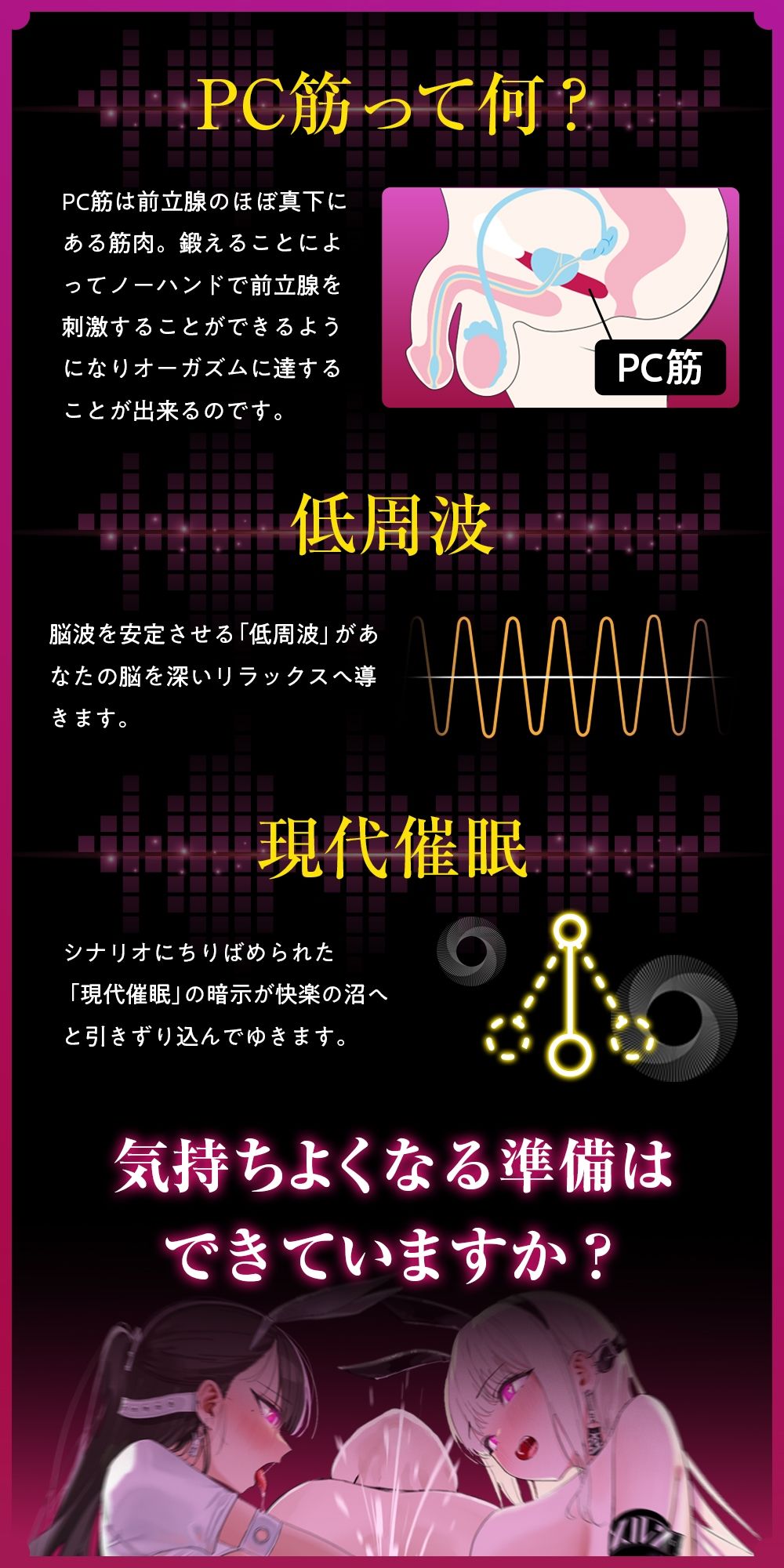 強●脳イキ催●〜7日間で堕ちるアナタの脳のイキ癖開発調教訓練〜【淫語×心情代弁×囁き催●】 - サンプル画像 4