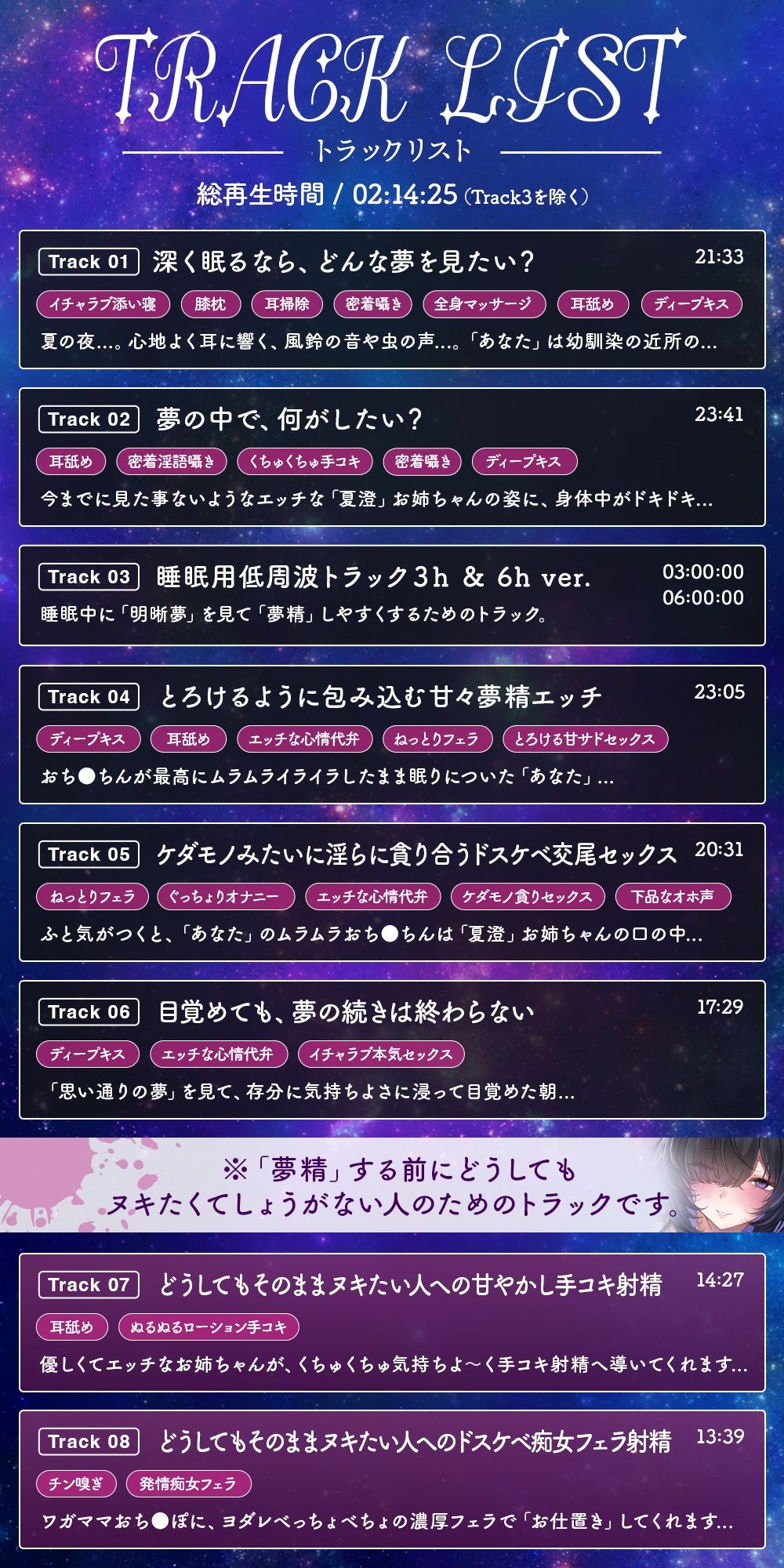 【夢精・明晰夢】夢見る射精〜力の抜けきったアナタに淫らな言葉が降り注ぐ〜feat.涼花みなせ - サンプル画像 5
