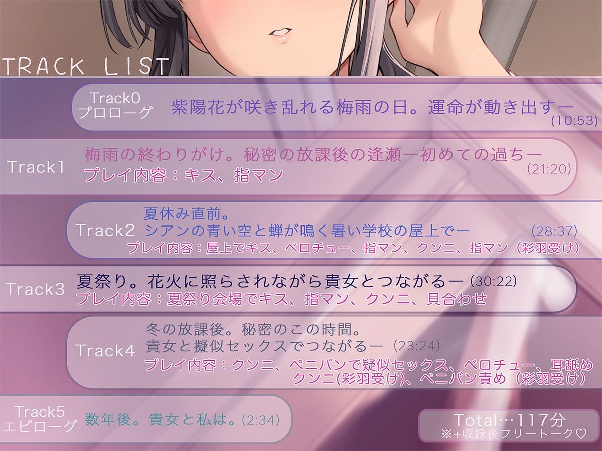 【すきすき囁き】愛が重めの先生に告白したら激重感情丸出しで溺愛され、貴女に堕ちる甘オホ百合えっち【KU100】 - サンプル画像 2