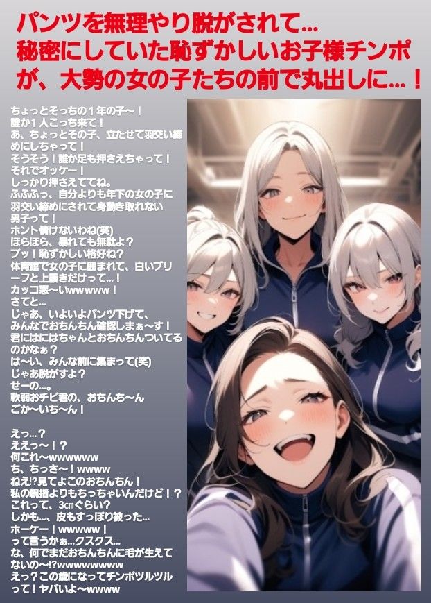 M男向けCFNMボイス  恥ずかしい短小包茎いじめ  放課後体育館編【前編】 - サンプル画像 2