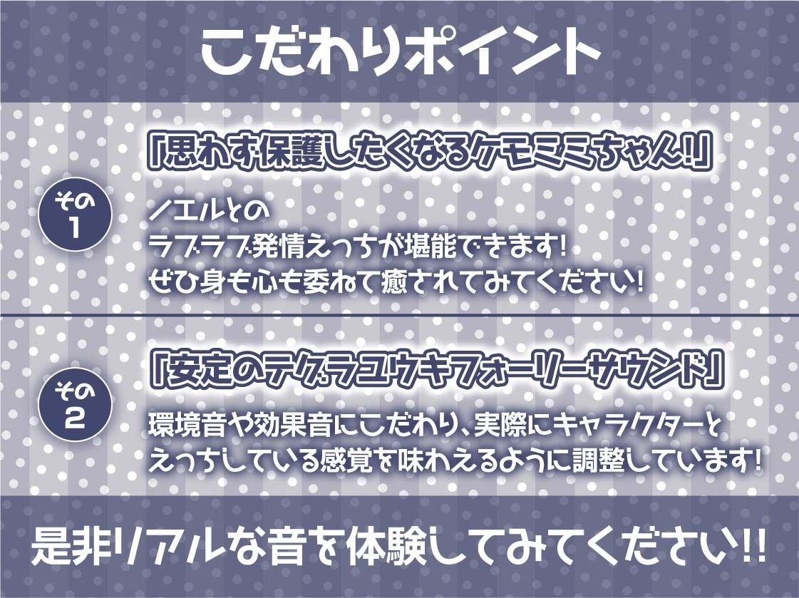 無口ケモミミちゃんと繁殖交尾【フォーリーサウンド】 - サンプル画像 7