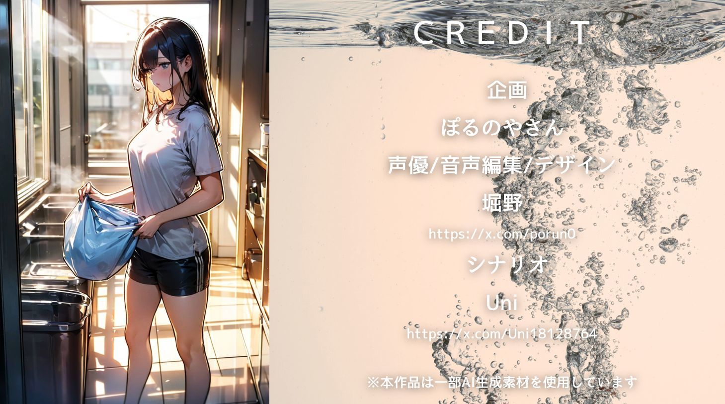 お隣のGカップ長身ダウナーお姉さんに包まれる休日 - サンプル画像 4