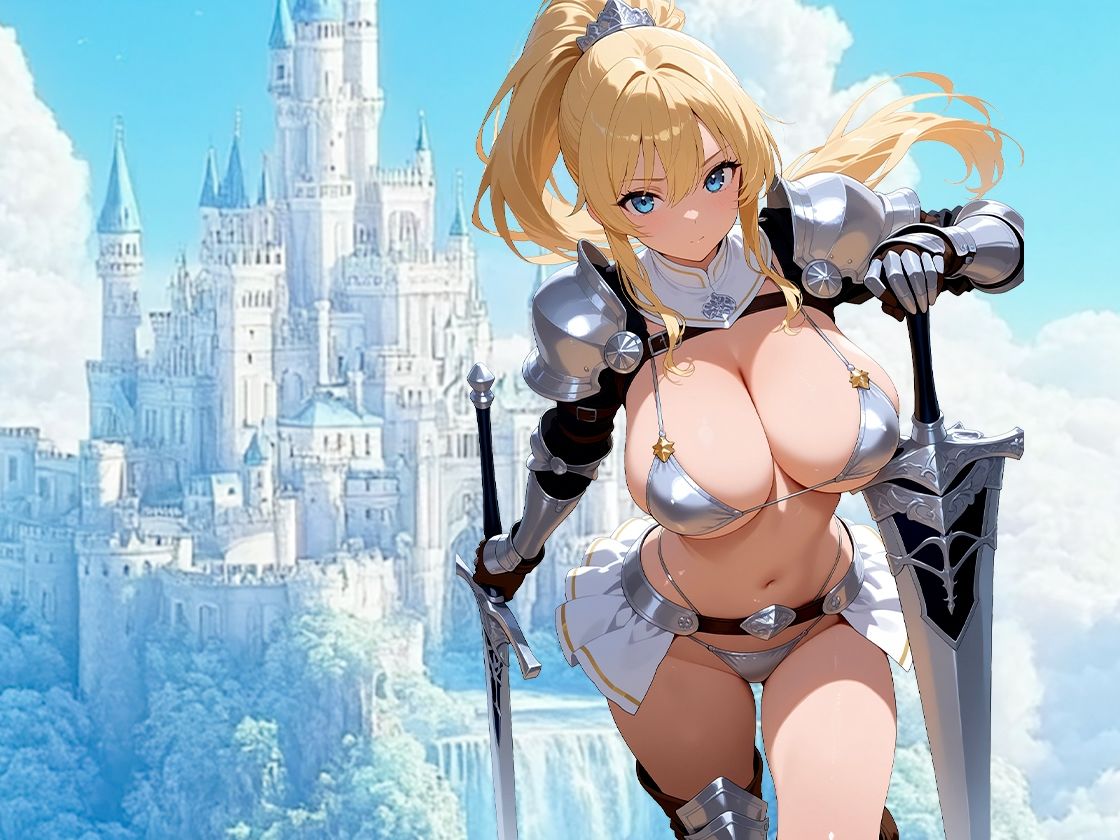 最強女剣士が敵の罠で媚薬淫汁触手牢に落ち全身性感開発！凌●マゾメス奴●化され敵国王子のオナホに！ - サンプル画像 4