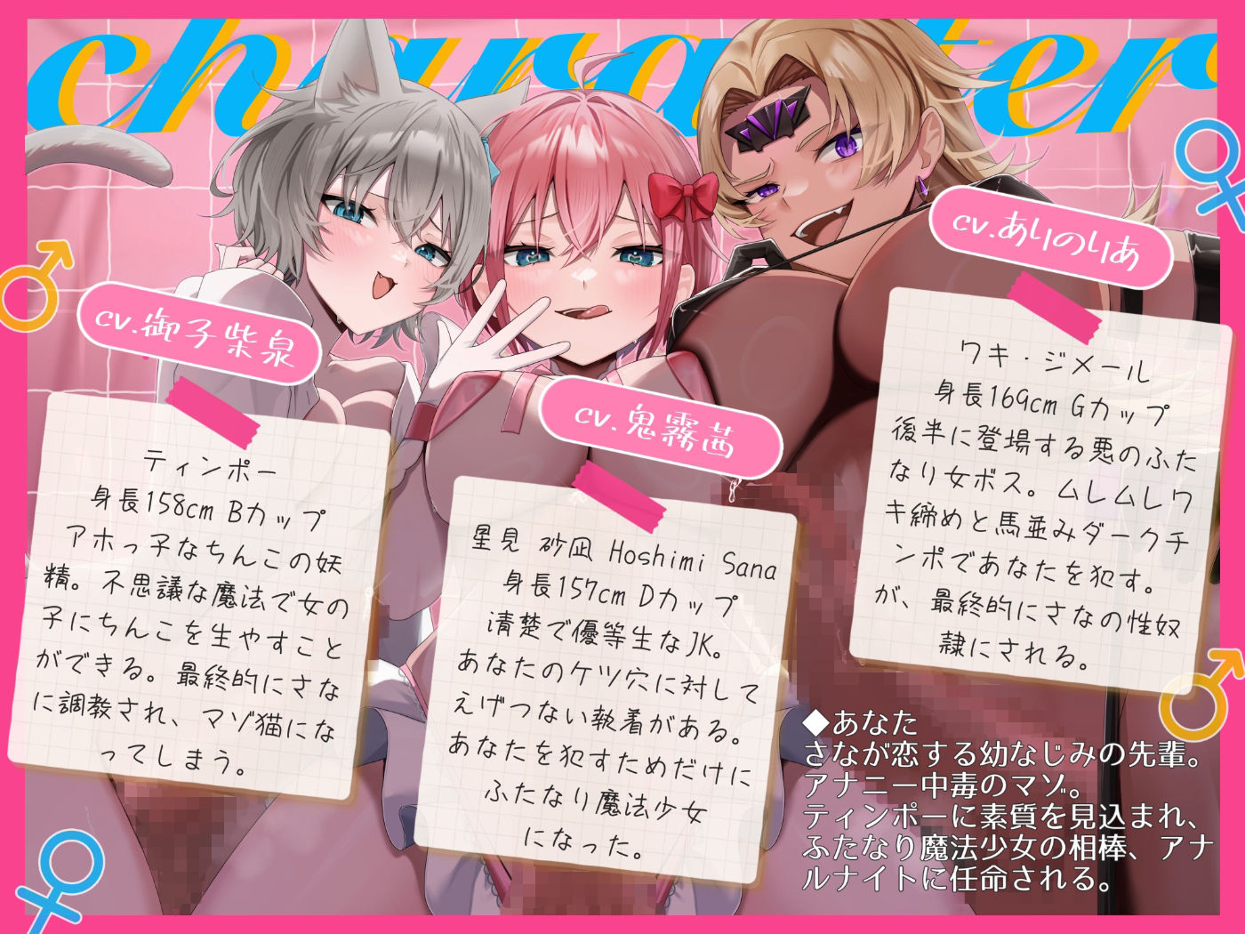 【マゾ向け】♀ふたなり魔法少女！♂〜アナル射精（はーと）掘られまくりのザーメンカーニバル☆〜【逆アナル】 - サンプル画像 2