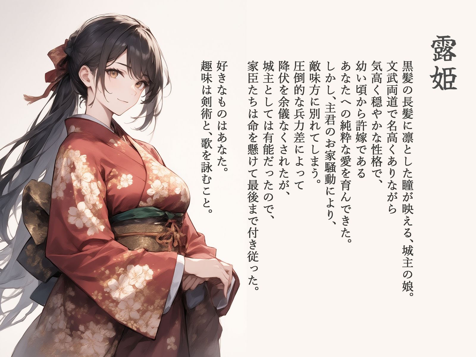 露姫哀歌【戦国×ASMR】 - サンプル画像 2