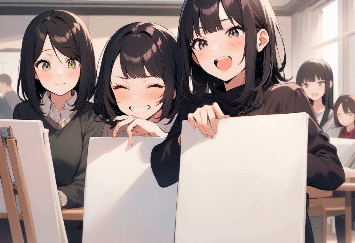 有栖川アリサのCFNM体験談 女子美大でヌードモデル！大勢の女子大生に小さな包茎チンポを笑われてしまう羞恥と屈辱のデッサン授業！ - サンプル画像 1