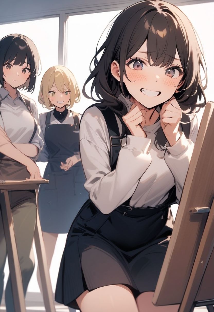 有栖川アリサのCFNM体験談 女子美大でヌードモデル！大勢の女子大生に小さな包茎チンポを笑われてしまう羞恥と屈辱のデッサン授業！ - サンプル画像 3