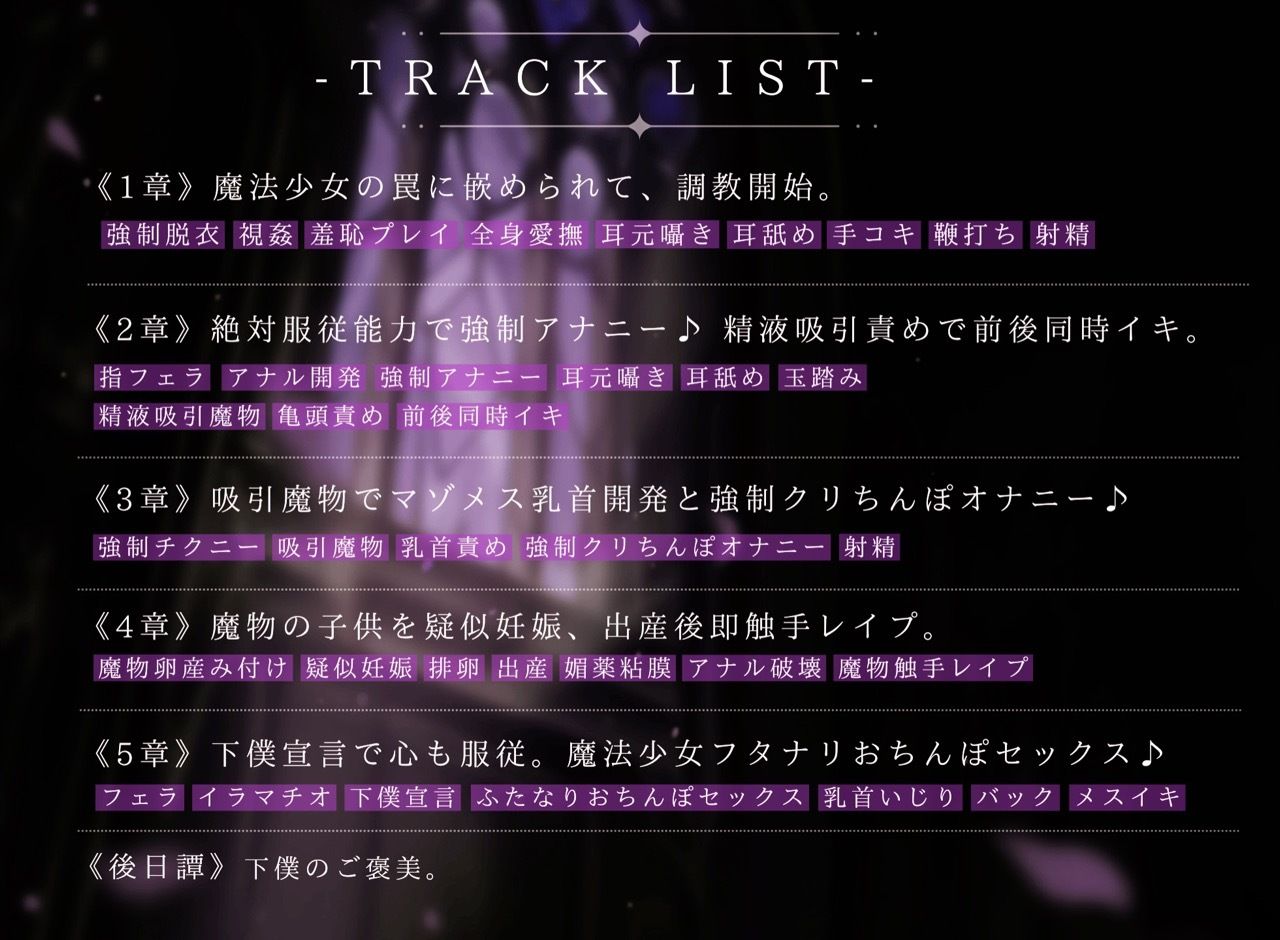 【ドM向け】魔法少女の悪のヒミツを知ったらマゾ調教されて下僕になる話♪II〜絶対服従編〜 - サンプル画像 3