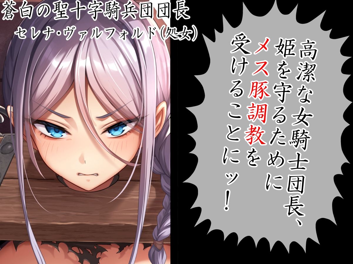 高潔女騎士団長、無様なる陥落！ 男前→メス豚化ッ！！ - サンプル画像 2