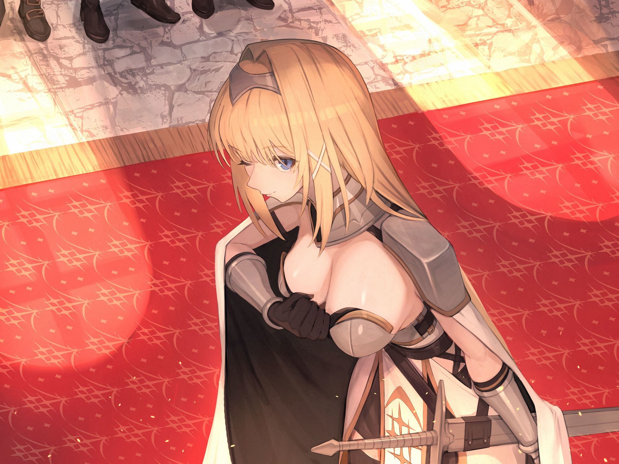 【本格ドラマCD】忠誠心の高い高潔な女騎士と紡ぐ、静かなラブロマンス  序章〜貴方だけに見せる、騎士の素顔〜 - サンプル画像 2