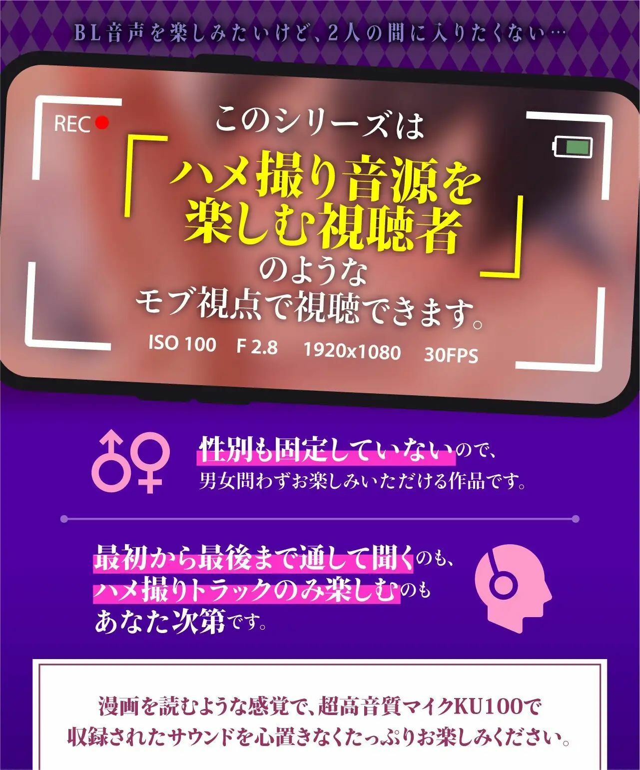 【ハメ撮り愛好家】5人のタチに掘られ続ける日々に興奮が止まらない【KU100】 - サンプル画像 1
