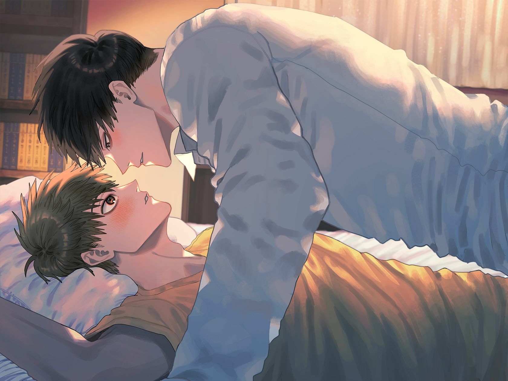 【CP作品 / KU100】家庭教師と生徒が部屋で禁断の関係になる話【第三者視点】 - サンプル画像 4