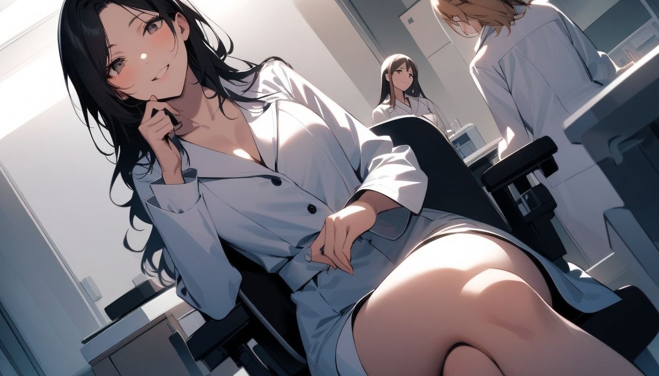 クールな美人女医が短小包茎のお子様チンポを優しく言葉責め…！大勢の女性が見ているのに惨めに射精…！ M男向けCFNMボイス作品  恥ずかしい短小包茎診察  美人女医＆ナース編後編 - サンプル画像 3