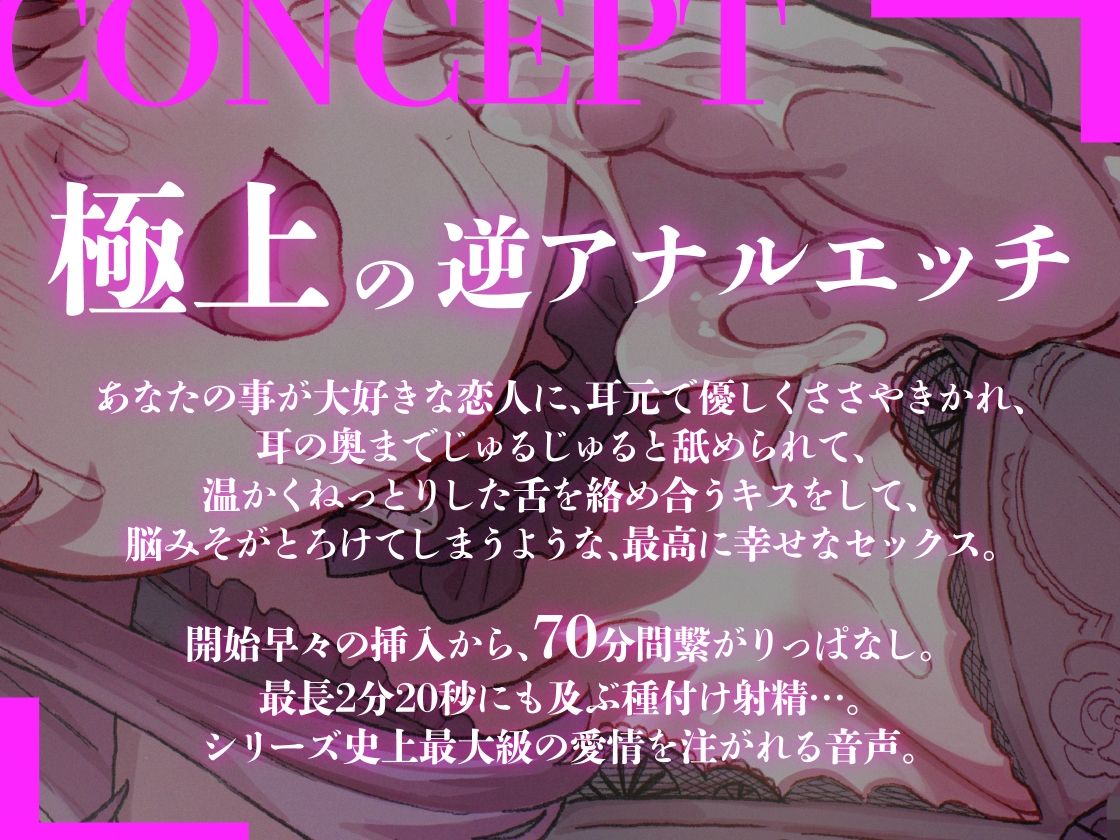 けだるげなふたなりの恋人にずっと耳元でささやかれながらメス堕ちする70分間 - サンプル画像 1