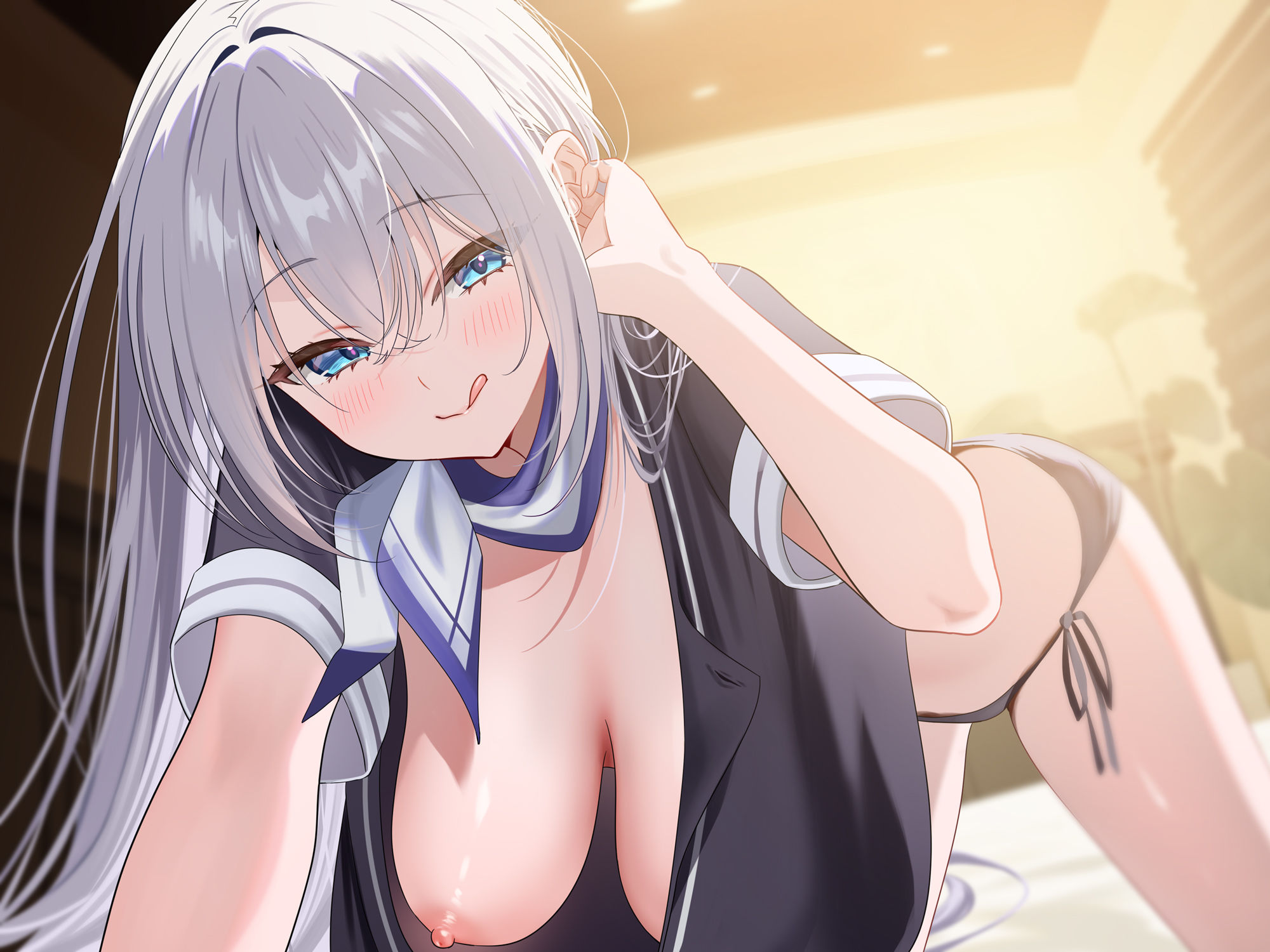 【耳舐め特化】腰ヘコ耳エステ《姫乙女ユリカのラブ吐息》  〜ずぅ〜と密着して耳奥を舐め回しながらエッチまでしてくれるセラピスト〜 - サンプル画像 5