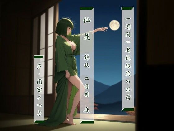一週間一名様限定のお宿  仙花  錦秋 二日目夜
