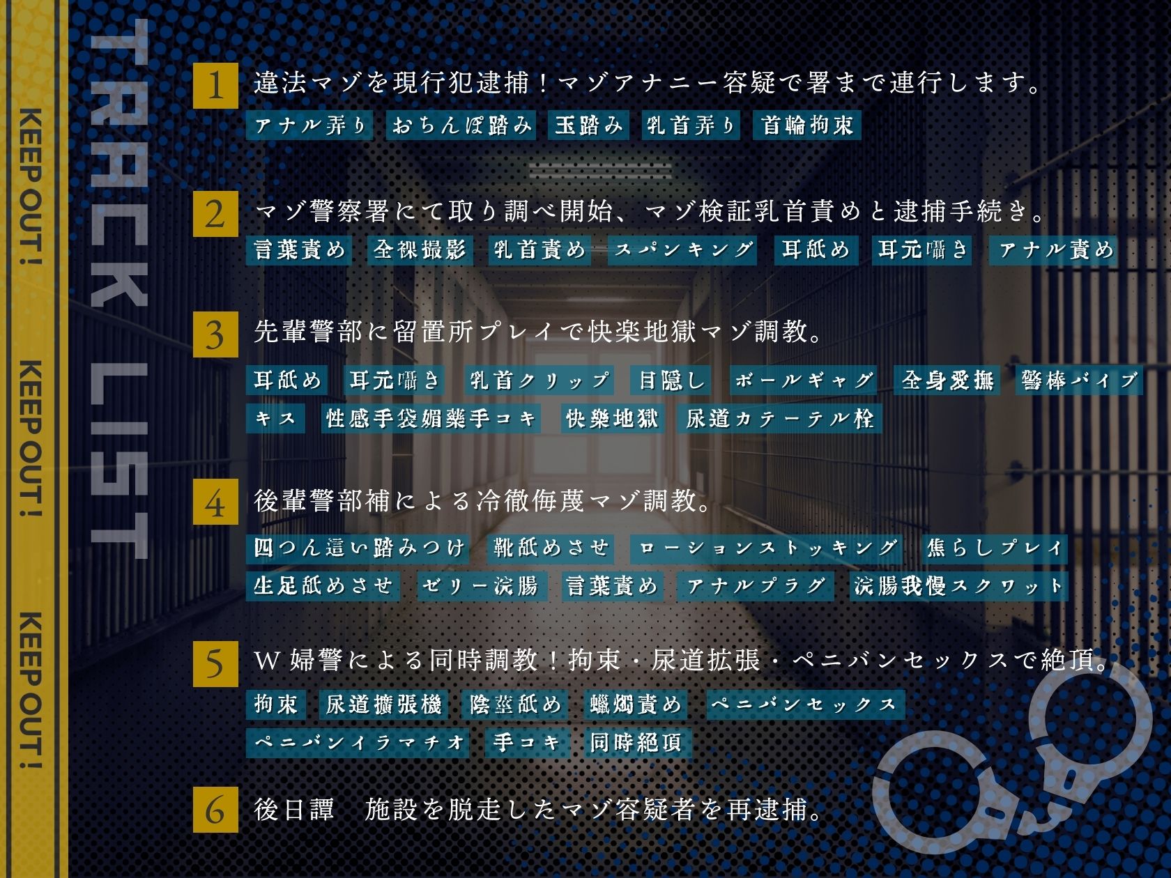 【ドM向け】マゾ警察24時〜ドMおちんぽ取り締まりマゾポリス逮捕録〜 - サンプル画像 4