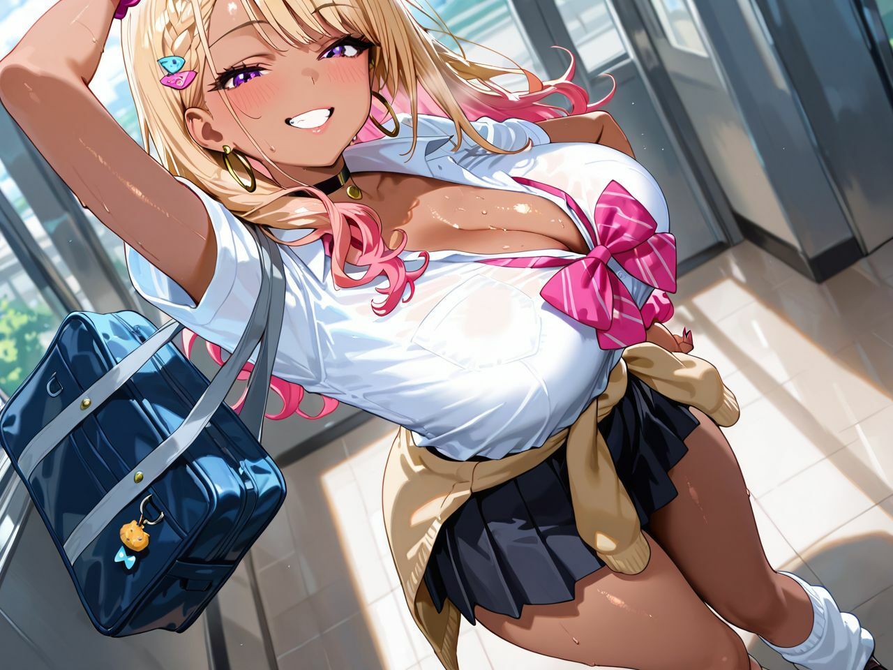 【分からせ×寝取り】かつての生意気ギャルに分からせピストン〜マッサージ店で偶然再会（はーと）旦那との電話中に寝取りSEX〜 - サンプル画像 4