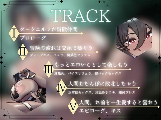【CV.夏目ミカコ様xバイノーラル】ダークエルフは人間との交尾で闇の魔法を使ってもOKです！？ - サンプル画像 3