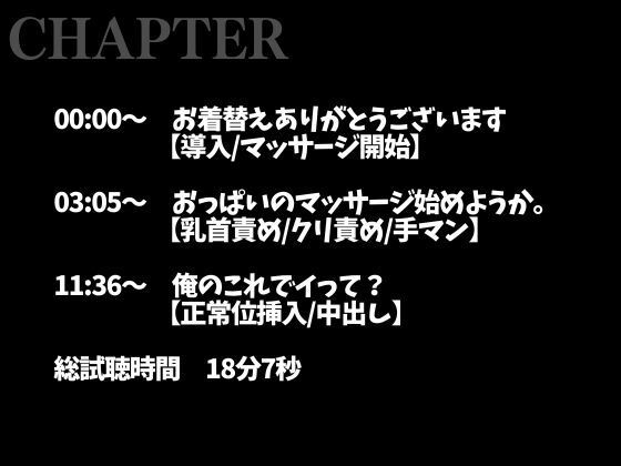 指名したマッサージ師が推し配信者でした…〜ねっとりドロドロ特別マッサージでイカされまくり中出しえっち〜（CV:ジョルジ熊狼×シナリオ:悠希） - サンプル画像 2