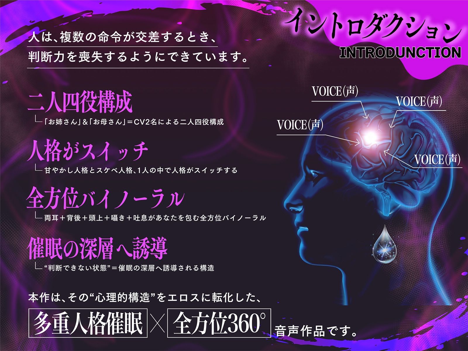 【全方向360°耳淫レ●プ】あまあまマルチ催● 〜白目をむくほど気持ちイイ快楽〜 - サンプル画像 4