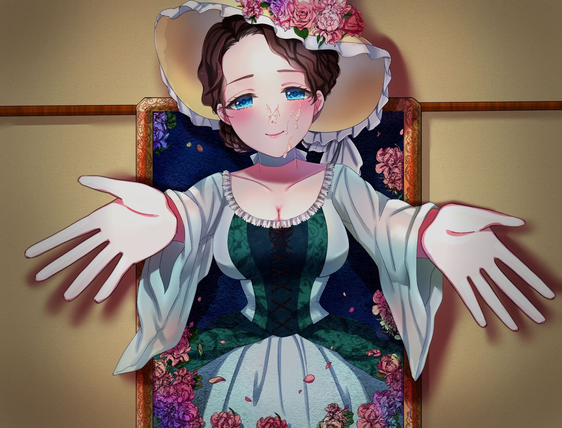 学校の猥談 其の参 〜美術室の絵画の美女に派手にぶっかけちゃう話〜 - サンプル画像 4