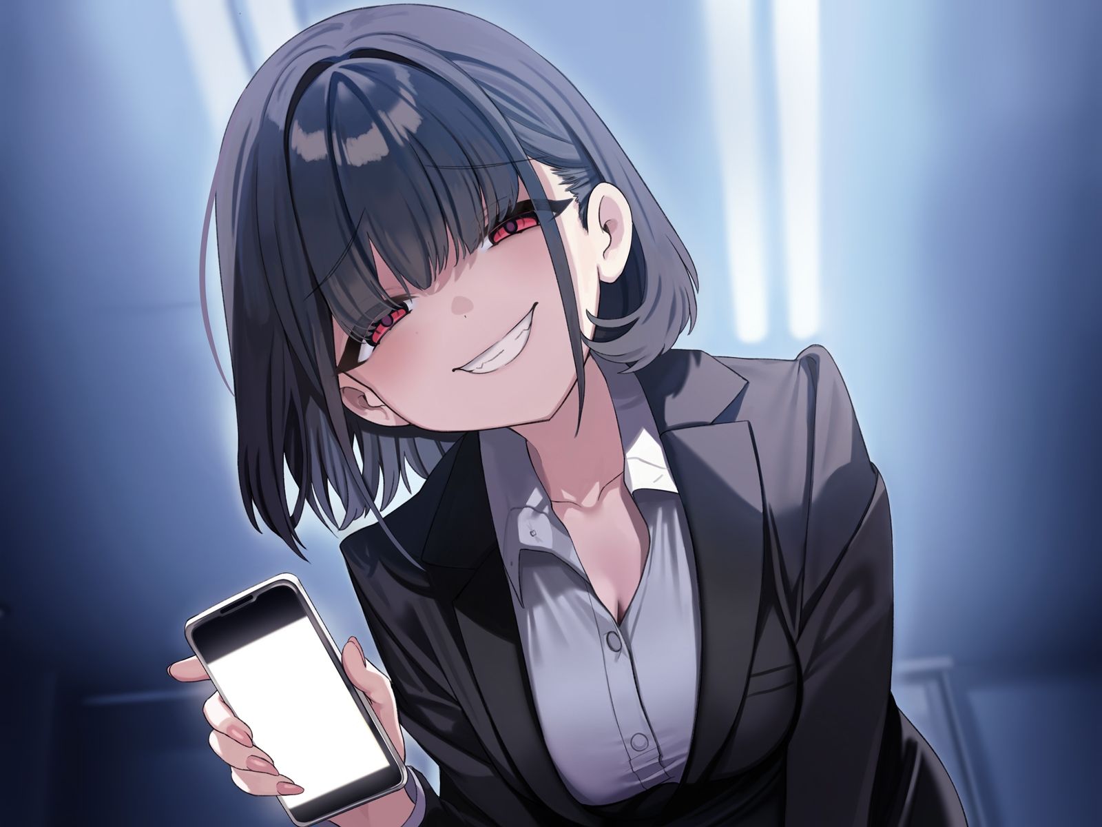 【甘サド×逆NTR】同僚地味OLの裏垢にDMしたら…ハメられ脅迫「もう堕ちちゃえばいいのに（はーと）」 - サンプル画像 4