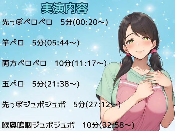 【JK妹×フェラ】40分間ずっと！大好きなお兄ちゃんにご奉仕フェラ★よだれ、嗚咽、酸欠 - サンプル画像 1
