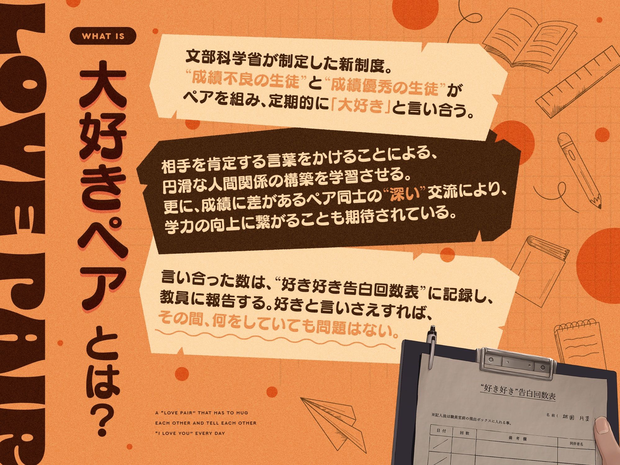 毎日‘ぎゅー’してお互い『好き好き』と言わなきゃいけない、‘大好きペア’【バイノーラル】 - サンプル画像 2