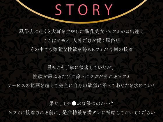 ケモノ風俗店へようこそ〜イヌ耳娘は鼻息荒めに下品でビッチに求め狂う〜 - サンプル画像 2