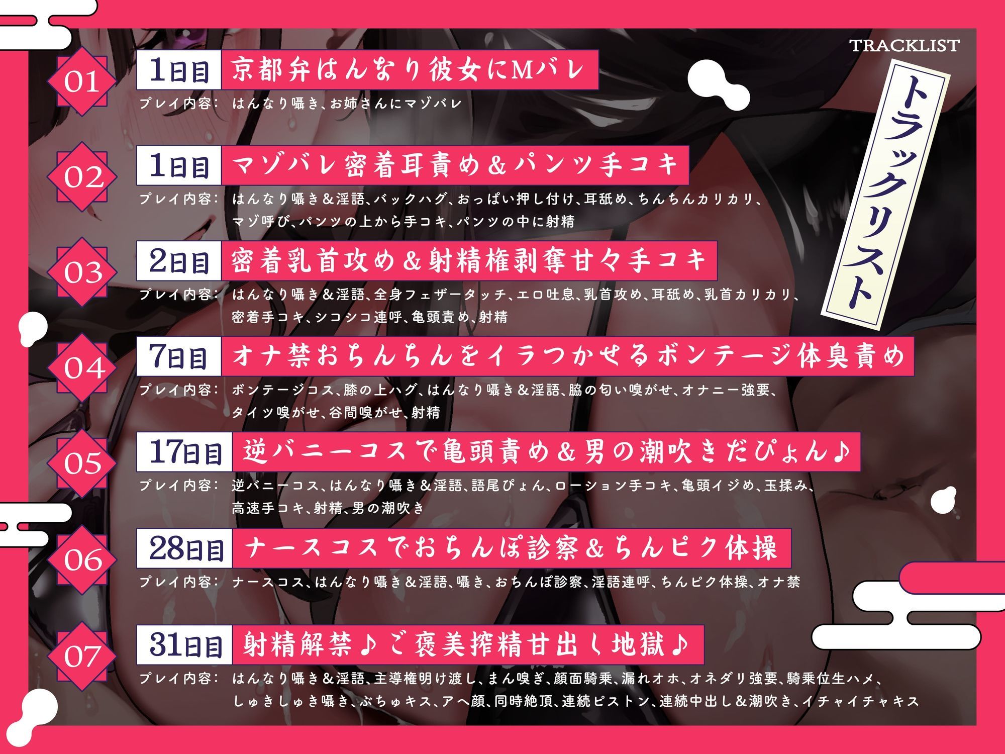 【全編密着言葉責め】京都弁はんなり甘サドお姉さんにマゾバレ射精管理される1カ月〜ドスケベ淫語でちんちんイライラ煽りまくり寸止め地獄〜 - サンプル画像 4