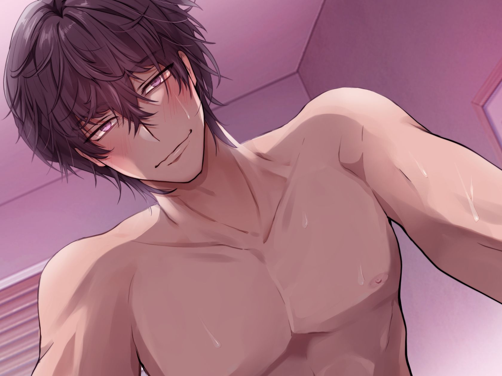 記憶喪失のあなたに嘘を吹き込むお兄さん - サンプル画像 1