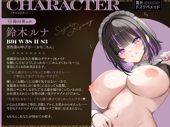 贅沢ドスケベメイド〜悪戯マゾメイドをおしおきえっちでわからせたいご主人様へ〜【KU100/フォーリー】 - サンプル画像 3