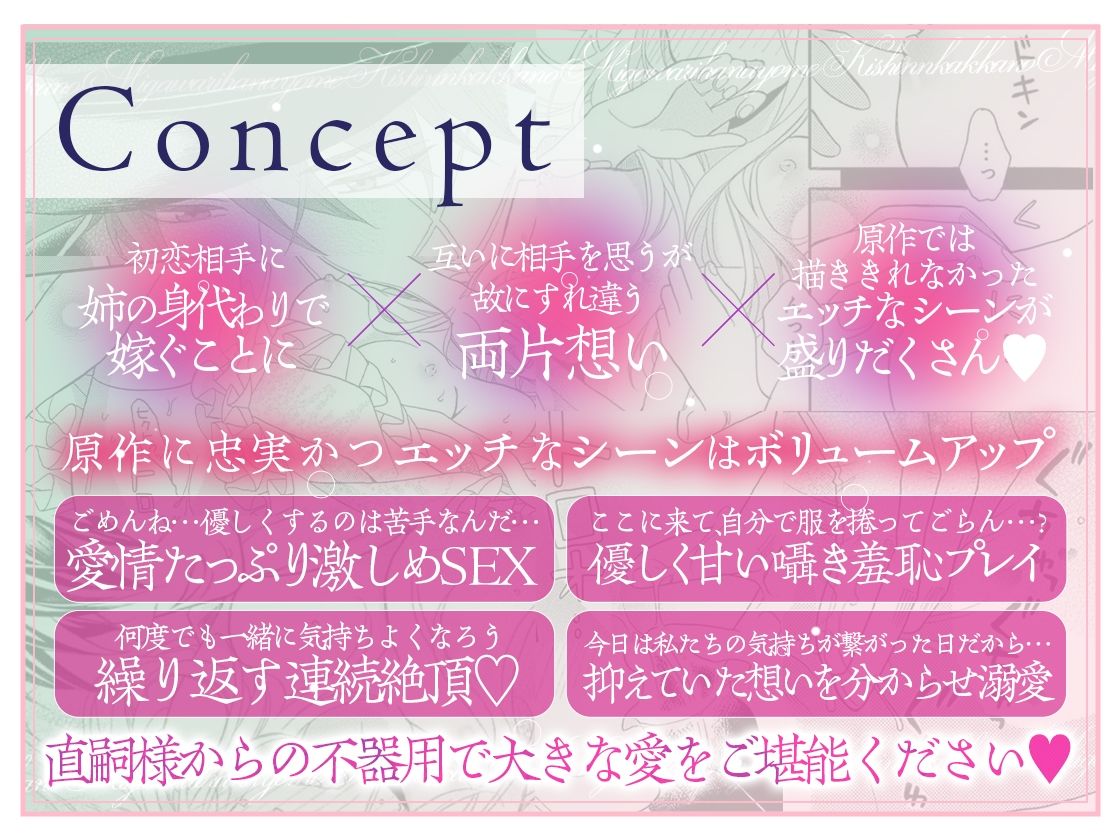 【甘トロ溺愛＆コミック32p付】鬼神閣下の身代わり花嫁 〜世継ぎができたら離縁です〜【待望のボイス化】 - サンプル画像 3