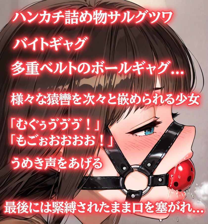 いろんな猿轡を嵌められて〜猿轡研究部〜 - サンプル画像 1