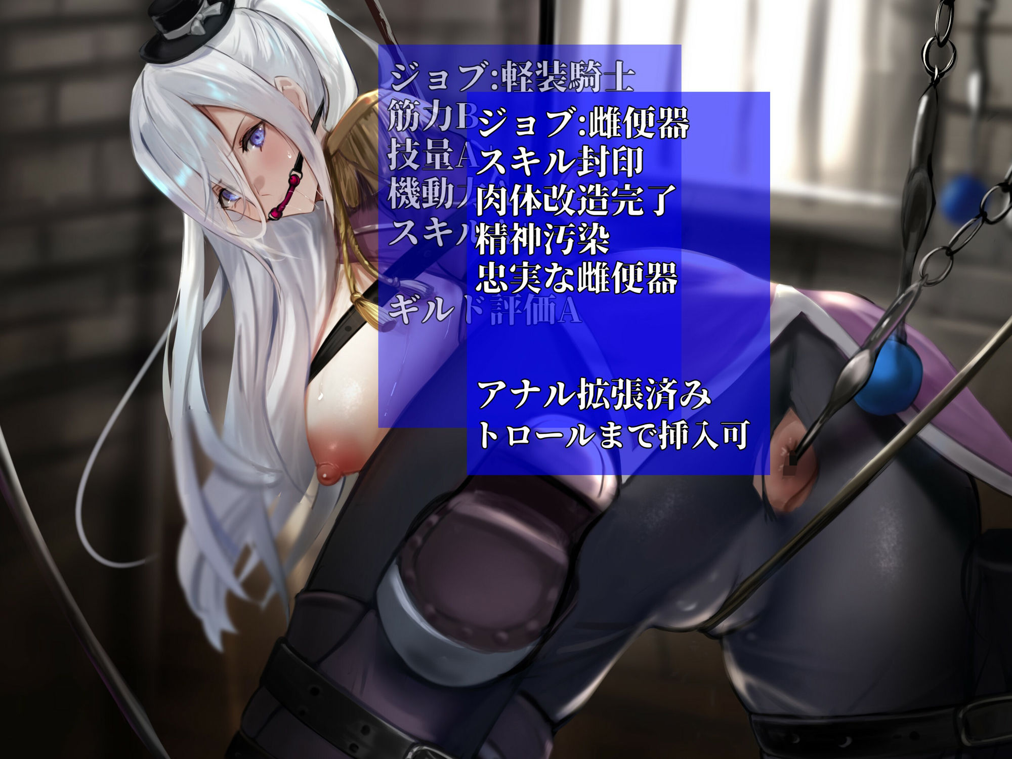 イケ雌女騎士類能力抽出器具】クールな美女騎士が悪漢の雌便器に調教される物語 - サンプル画像 4