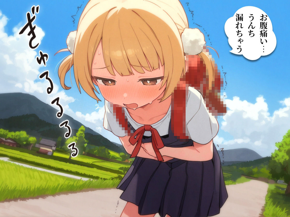 下校中うんこ事件〜このメス〇〇、数分後にうんこ漏らします。〜 - サンプル画像 2