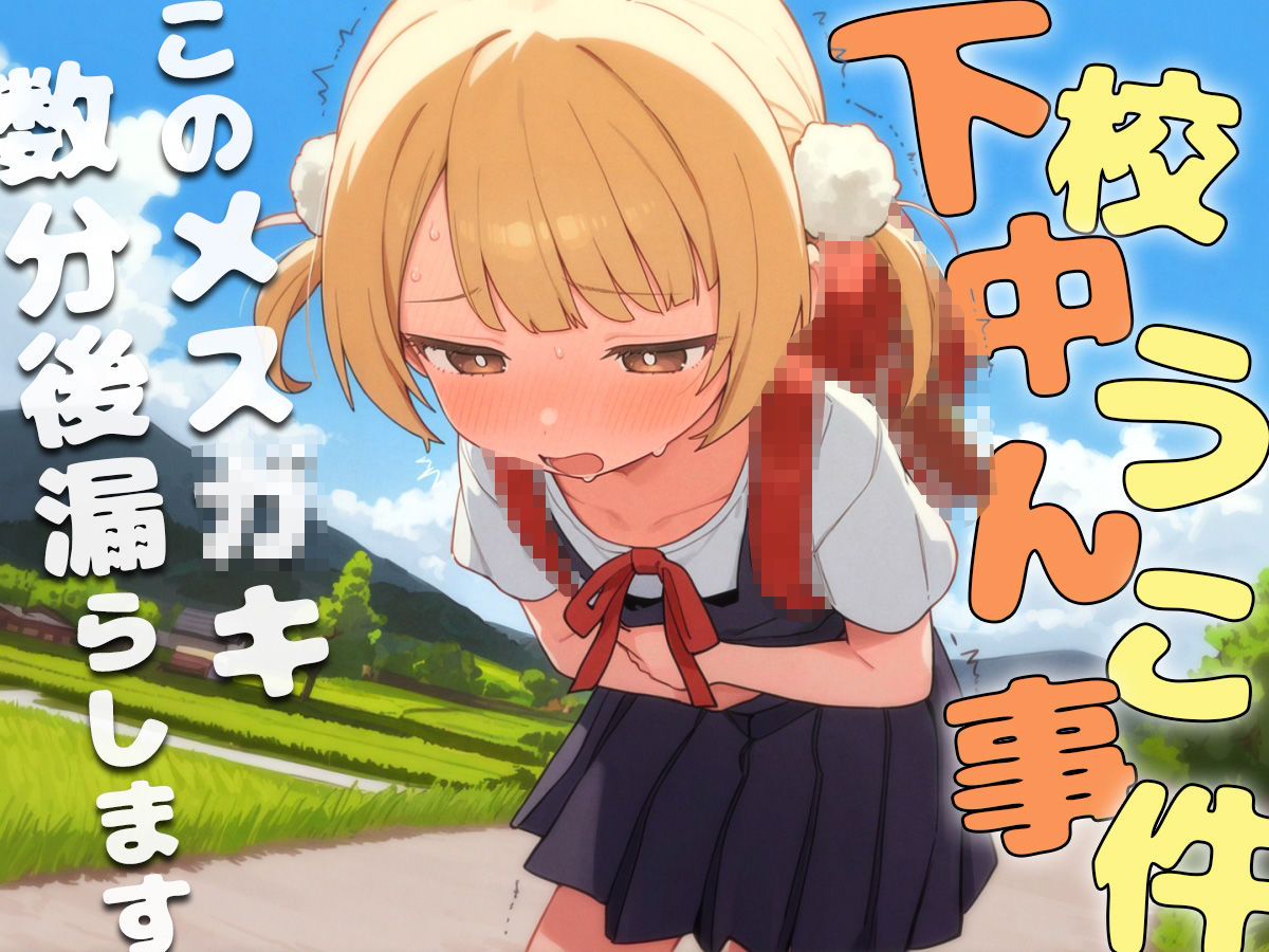 下校中うんこ事件〜このメス〇〇、数分後にうんこ漏らします。〜 - サンプル画像 4