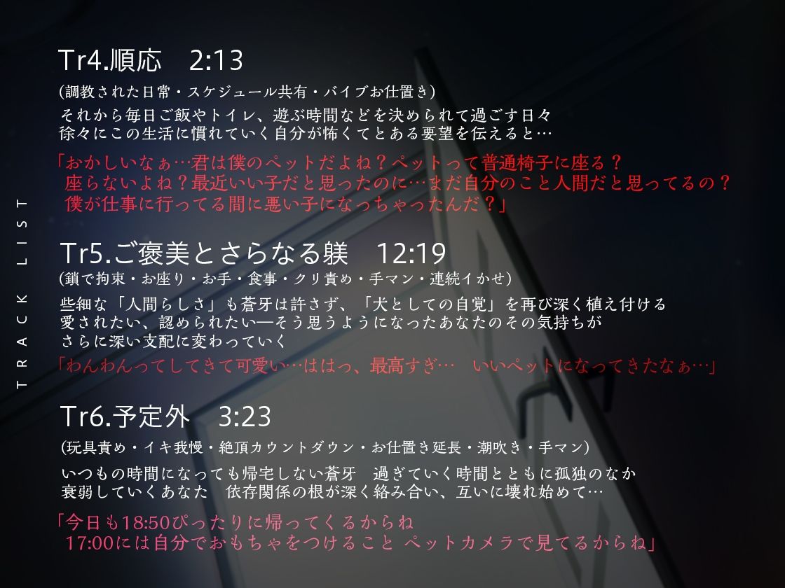 【ポチ呼び】君を飼う日〜可愛く鳴けたらご褒美あげる〜【選べるエンディング】 - サンプル画像 6